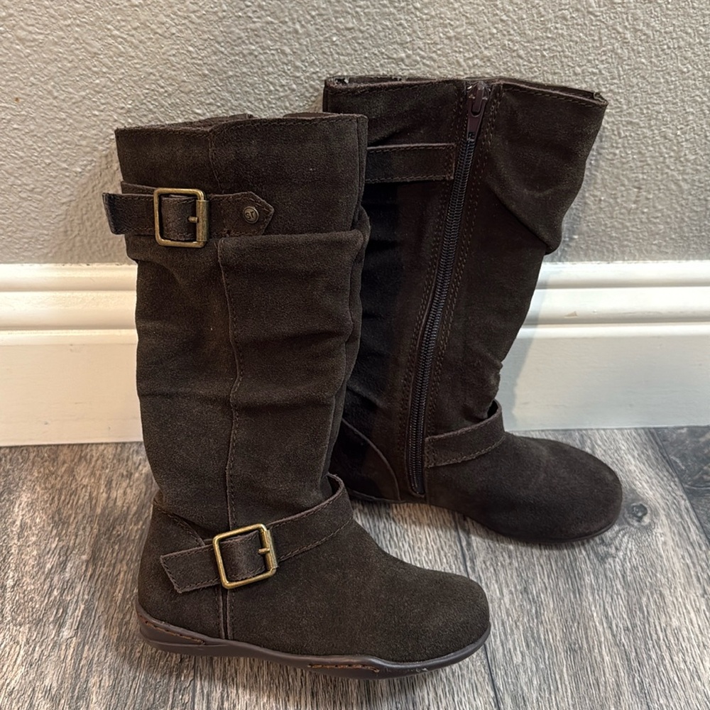 Stride Rite Selma Boots size 9.5 brown girls new